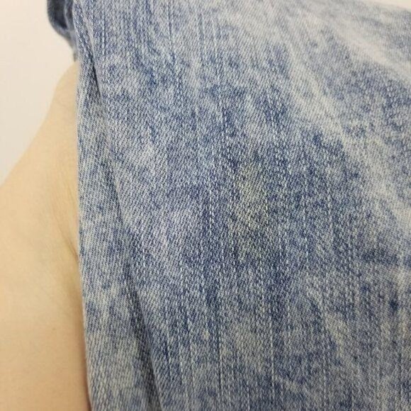 American Eagle Mens Light Wash Acid Wash Skinny Jeans Distressed 26 x 30 - Picture 11 of 11